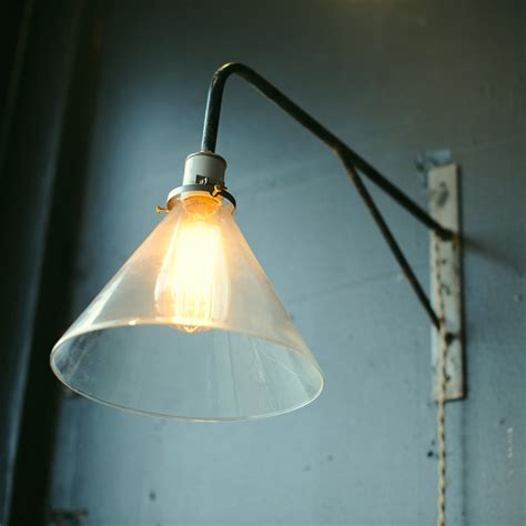 Industrial Wall Light w/ Deep Cone Shade - Southern Lights Electric - Touch of Modern