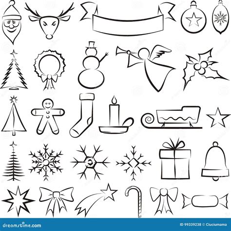 Simple Christmas Symbols