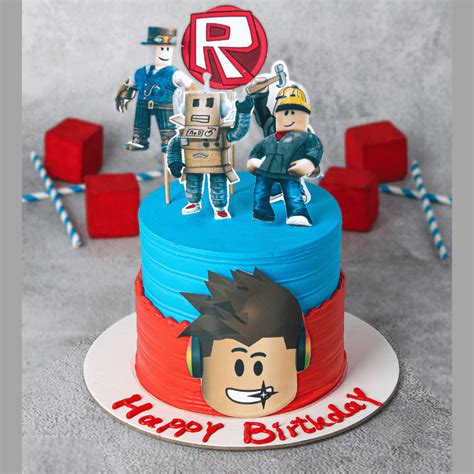 Roblox Blue Cake | Delicious and Fun Cake for Gaming Fans