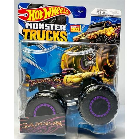 Hot Wheels 2023 Monster Trucks 1:64 Scale Samson 2/6 Leading Legends - Walmart.com