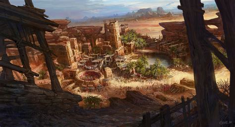 Oasis in the desert by crs1009 on DeviantArt