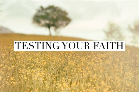 Testing Your Faith - Radical Mentoring