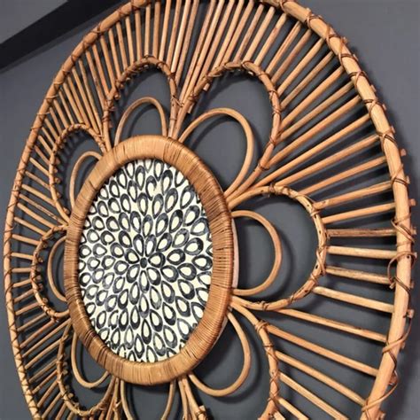 Rattan Wall Decor sku M00095 from Viettime Craft Wholesale