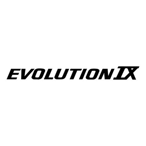 mitsubishi evolution ix logo - Vis alle stickers - FolieGejl.dk