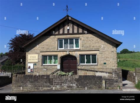 Eyam museum, Eyam village, Derbyshire, Peak District National Park, England, UK Stock Photo - Alamy