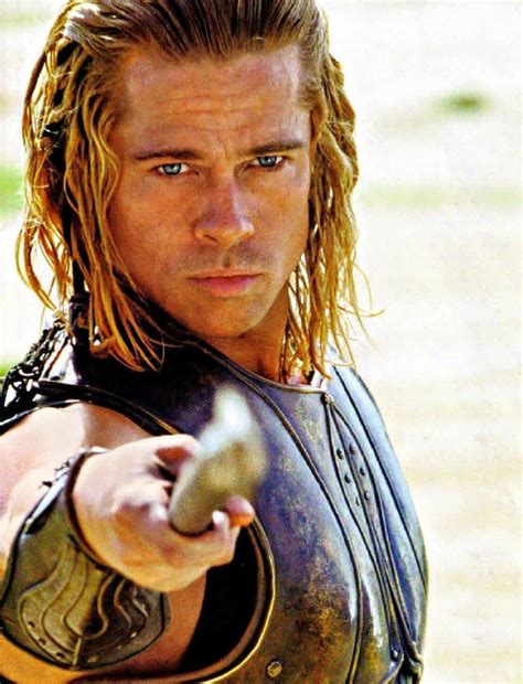 Brad Pitt Troy - Brad pitt as achilles.by warner bros/everett ...