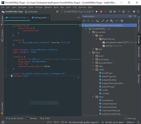 Changing Gradle Configuration to download plugin from different pom ...