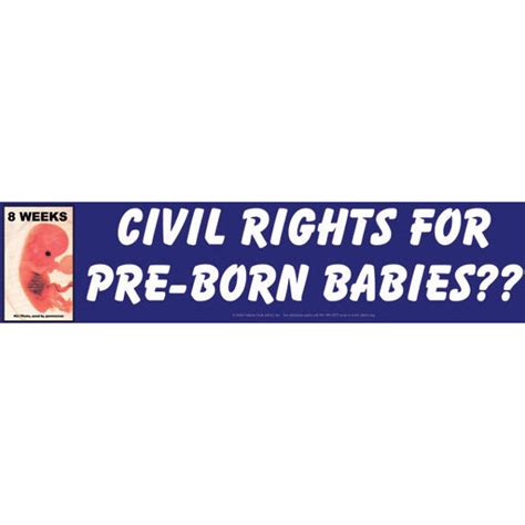 Pro-Life Bumper Sticker – Catholic Faith Alive!, Inc.