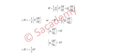 Equipartition theorem - Sacademy