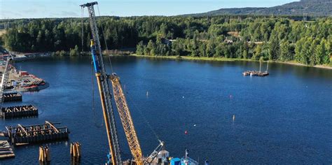 Piling completed on Norway’s longest railway bridge - Construction Briefing