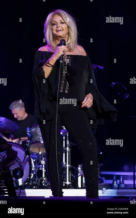 Madrid, Spain. 31st July, 2021. Concert of the British singer Bonnie Tyler in Madrid, at Las ...