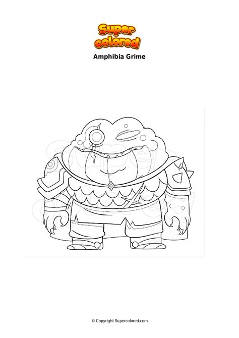 Coloring page Amphibia Grime - Supercolored.com