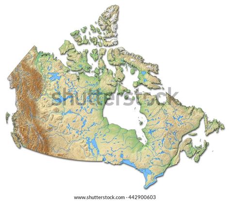 1,398 Canada Relief Map Images, Stock Photos & Vectors | Shutterstock