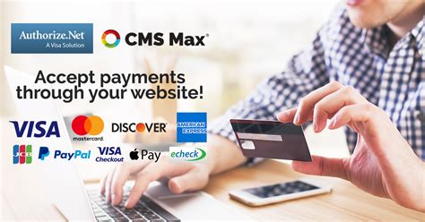 Authorize.net Credit Card Integration for eCommerce | CMS Max