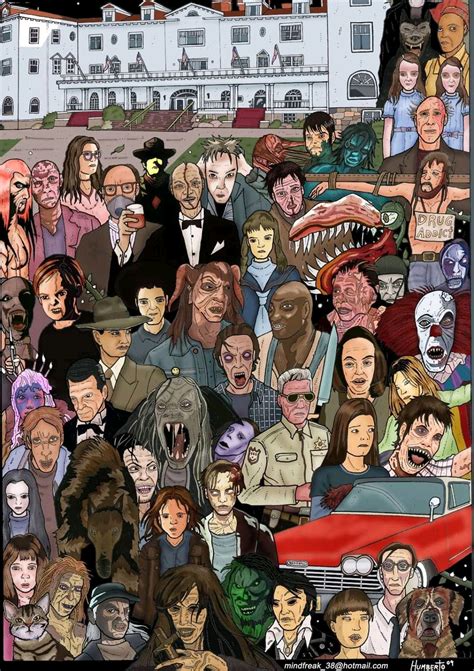 The world of Stephen King (art by Humberto) : r/stephenking