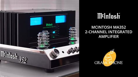 McIntosh MA352 Integrated Amplifier Product Review - YouTube