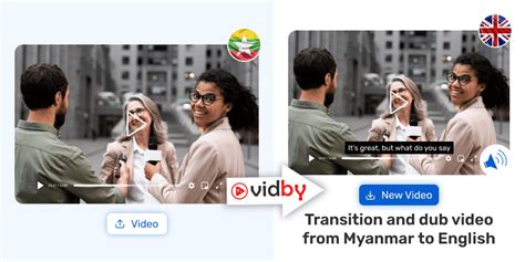 Translate Video from Myanmar to English | vidby