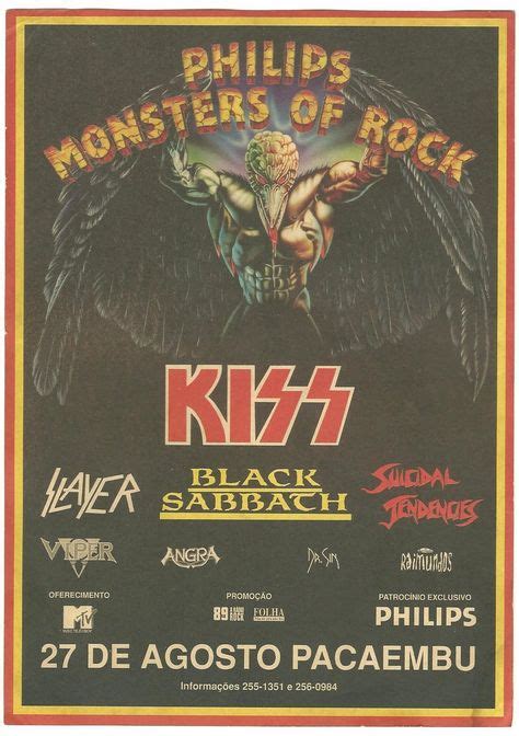 29 Monsters of Rock Posters ideas | rock posters, concert posters, band posters