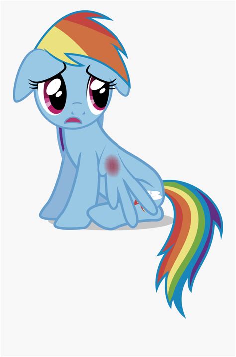 Rainbow Dash Sad Vector For Kids - My Little Pony The Rose Life Rainbow ...