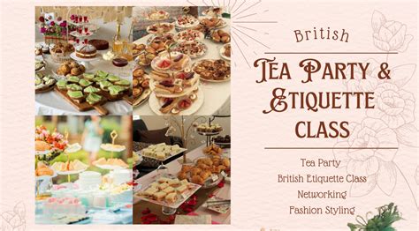 British Tea Party & Etiquette Class – ANZA Korea