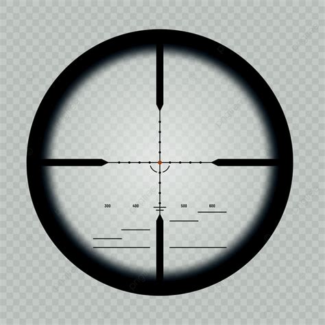 Military Sniper Scope Crosshair Sight, Sniper, Sonar, Digital PNG and Vector with Transparent ...