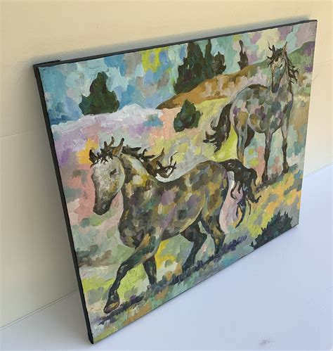 Horse Painting Horse Abstract Painting Horse Oil Painting Horse Wall ...