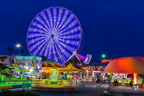 An Amusement Park At Night · Free Stock Photo