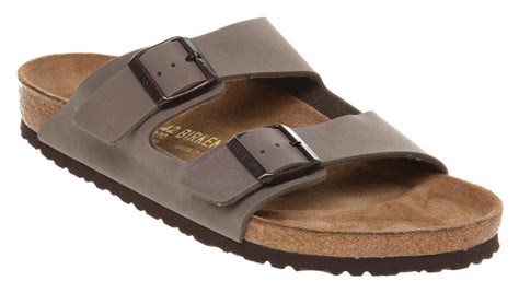 Lyst - Birkenstock Mens Arizona Sandal Stone Rubber in Gray for Men