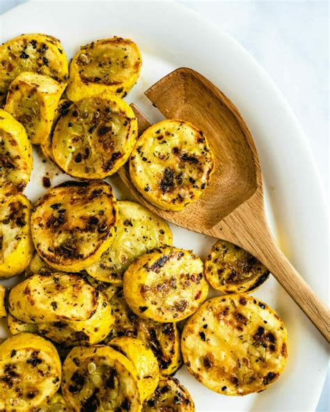 Grilled Squash (Perfectly Seasoned!) – A Couple Cooks