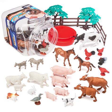 Adventure Force Farm Animals Bucket, 40 Pieces - Walmart.com