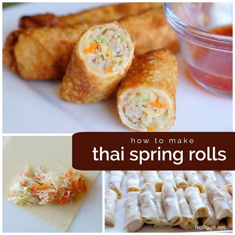 Thai Spring Rolls | NoBiggie