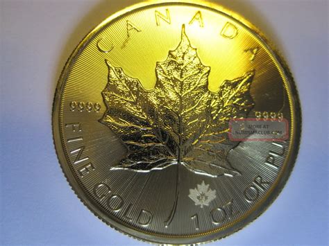 2015 1 Oz Gold Canadian Maple Leaf