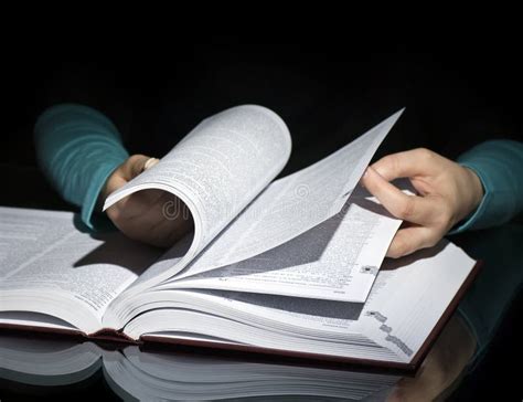 Hands turning the pages stock image. Image of turning - 37186961