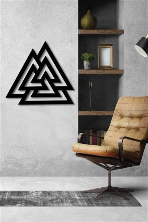 Triangle Metal Wall Art, Triangle Metal Wall Decor, Triangle Decor,gift for Art Lover,triangle ...