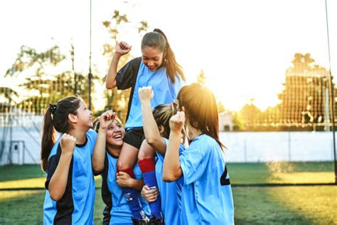 Soccer Girls Celebrating Stock Photos, Pictures & Royalty-Free Images ...