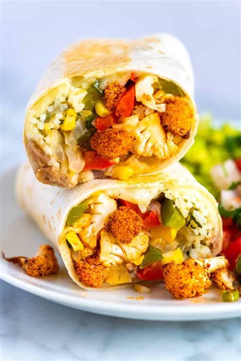 Spicy Veggie Burritos