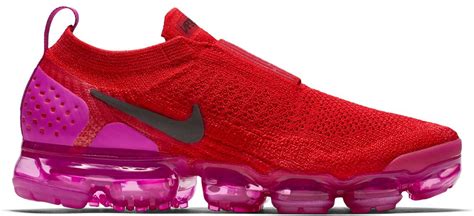 Women's Nike Air VaporMax Flyknit Moc 2 University Red Fuchsia Blast