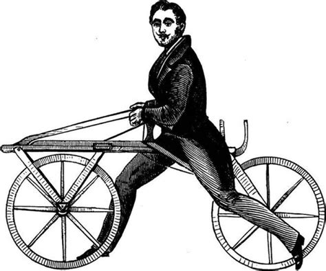 200 years since the father of the bicycle Baron Karl von Drais invented the 'running machine ...