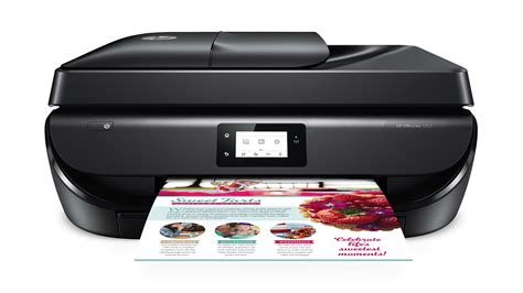 HP OfficeJet 5252 Wireless All-in-One Color Inkjet Printer (M2U82A) Space saving printer for ...