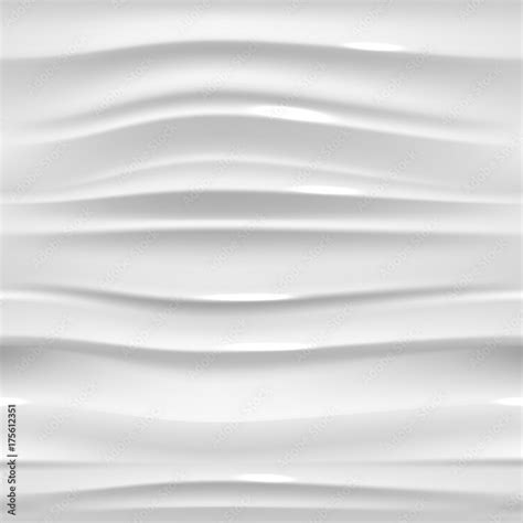 White glossy seamless texture. Wavy background. Stock Vector | Adobe Stock