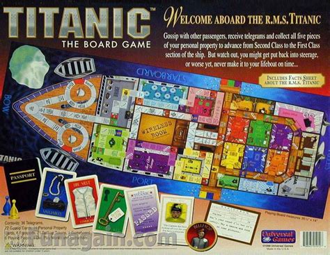 Have you ever played the Titanic Board game? | Board games, Haunted house games, Titanic