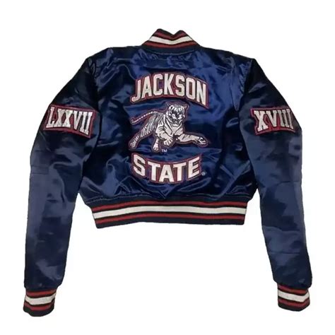 Jackson State University Cropped Jacket | Jackets MOB