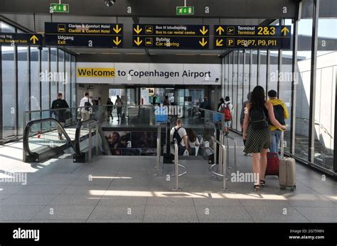 Kastrup/ Denmark. 11 July 2021,Travel departure and welcome terminal 3 ...