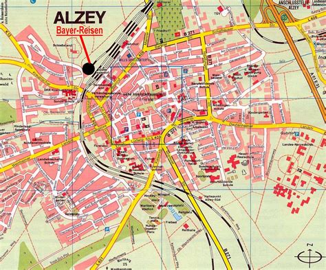 Alzey City Map - Alzey Germany • mappery