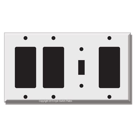 4 Gang Wall Plates | Kyle Switch Plates