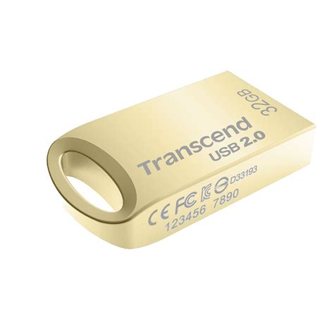 NEW 32GB Gold Transcend 510 USB 2.0 Flash Drive Memory Stick 32GB | eBay