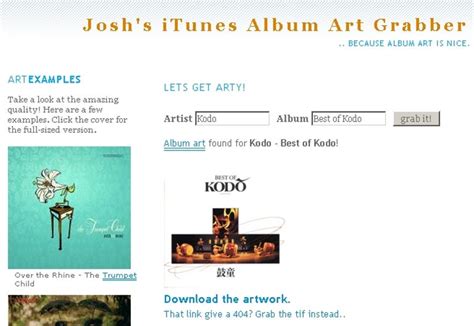 Album art finder lets you get grabby - CNET