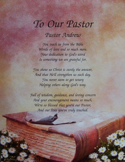 inspirational poems for pastor anniversary - Yahoo Search Results Pastors Birthday Quotes, Happy ...