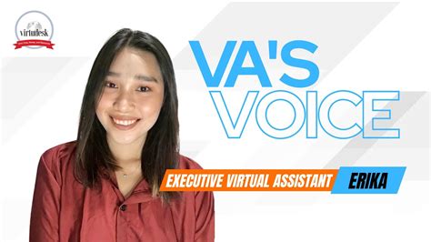 VA's Voice - Erika Ep20 - Virtual Assistant's Testimonial #VAjobsPhilippines - YouTube