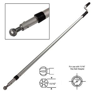 Amazon.com: Adjustable Length Awning Pole with Hook / RV Awning Pole / Telescoping Window Wand ...